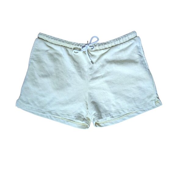 H&M Pastel Yellow Crew Neck Long Sleeve (Wom XS) with Shorts  (Wom S) Pajama Set - Picture 4 of 11